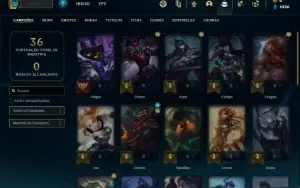 Conta Mestre com 33 Champs e 1 Skin ( 33 PDL )