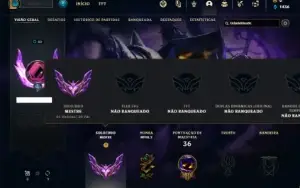 Conta Mestre com 33 Champs e 1 Skin ( 33 PDL )