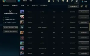 Conta Mestre com 33 Champs e 1 Skin ( 33 PDL )