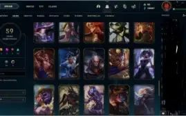 Conta lol com skins vitoriosas