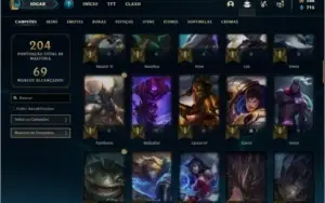 Conta bronze 1 com 84 champ e 41 skins +1 Prestigio