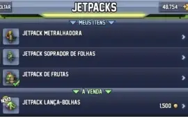 Vendo Conta Jetpack 50 mil de ouro