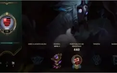 CONTA LOL LV114 120 SKINS, 160 EMBLEMAS
