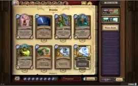 Conta Hearthstone,com diversas cartas e  aventuras