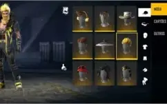 CONTA FREE FIRE COM MUITAS SKINS !!!