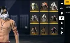 CONTA FREE FIRE COM MUITAS SKINS !!!