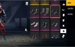 CONTA FREE FIRE COM MUITAS SKINS !!!
