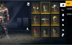 CONTA FREE FIRE COM MUITAS SKINS !!!