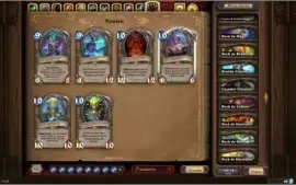 Conta Hearthstone 129 lendárias no Wild ( 59 no padrão)