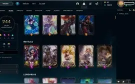 CONTA PLATINA 4 // 250 SKINS // QUASE TODOS OS CHAMP
