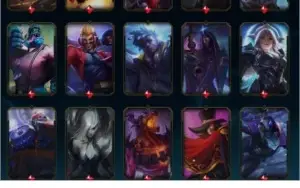 conta com 280 skins, todas do yasuo e todas ultimate