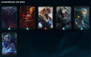 CONTA BRONZE IV / SKINS LENDÁRIAS E ÉPICAS