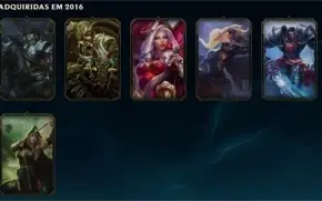 CONTA BRONZE IV / SKINS LENDÁRIAS E ÉPICAS