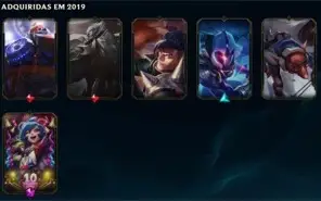 CONTA BRONZE IV / SKINS LENDÁRIAS E ÉPICAS