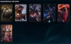 CONTA BRONZE IV / SKINS LENDÁRIAS E ÉPICAS