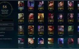 CONTA COM 28 CHAMPS E 7 ÓTIMAS SKINS