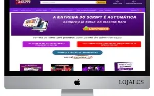  Loja de vendas online com entrega via download 