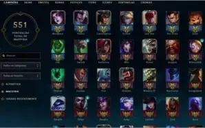 Conta lol 185skins,todos campeões,Skins Legado.