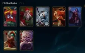 Conta lol 185skins,todos campeões,Skins Legado.