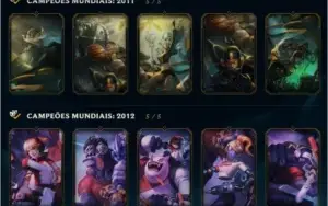 Conta lol 185skins,todos campeões,Skins Legado.