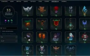 Conta lol 185skins,todos campeões,Skins Legado.