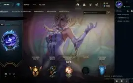 conta lol lvl 273 full champ 301 skins  e muito mais coisas