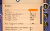 Conta albion - 181M Fame