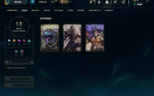 Diamante 4 com 50 Champs e 18 Skins