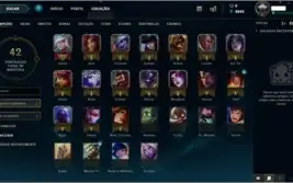 Conta LOL Diamante IV Smurf - 121V e 70D MMR bom