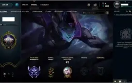 Conta LOL Diamante IV Smurf - 121V e 70D MMR bom