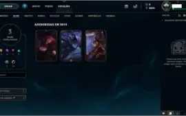 Conta LOL Diamante IV Smurf - 121V e 70D MMR bom