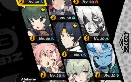 Conta Zzz Rank Ellen/Qingyi/Burnice Rank 32