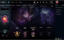 Conta LoL Ouro 1 Todos Champs