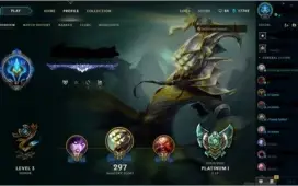 Conta League of Legends ex diamante 1