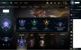 Conta diamante com varias skins