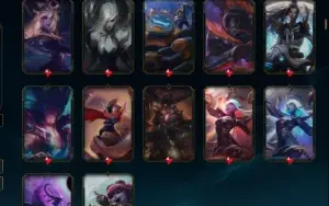 CONTA LOL PLATINA 1 MMR DIAMOND COM 317 SKINS