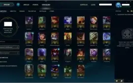 Conta League Of Legends - Ouro 5 - 26 Campeoes + 5 Skins