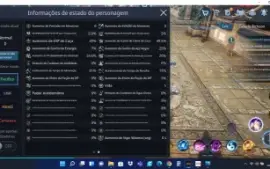 Personagem MIR4 taoísta nível 75 poder 103k e subindo