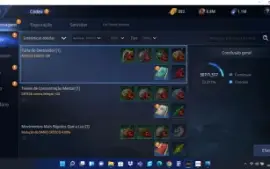 Personagem MIR4 taoísta nível 75 poder 103k e subindo