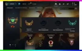 CONTA LOL - NIVEL 300 + 100 SKINS + CROMAS