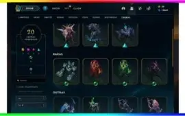 CONTA LOL - NIVEL 300 + 100 SKINS + CROMAS