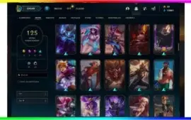 CONTA LOL - NIVEL 300 + 100 SKINS + CROMAS