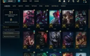 Conta ouro 2 com 29 Champs e 3 Skins ( EMAIL NÃO VERIFICADO)