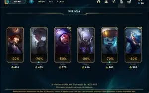 Conta ouro 2 com 29 Champs e 3 Skins ( EMAIL NÃO VERIFICADO)