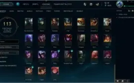 Conta Lol 101 Champs