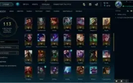Conta Lol 101 Champs