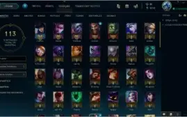 Conta Lol 101 Champs