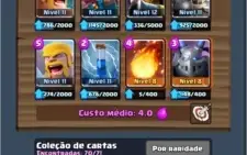 Conta Clash Royale lvl 11 - Todas lendarias exceção a Bandid