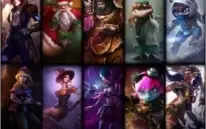 CONTA UNRANKED 57 CHAMPS, 20 SKINS, (JÁ FOI PRATA,GOLD)
