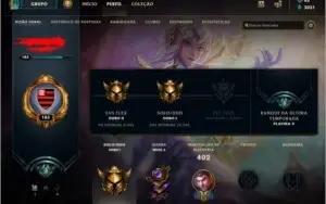 Conta league of legends Gold 3 soloq